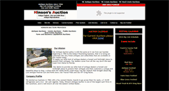 Desktop Screenshot of hinsonauction.com
